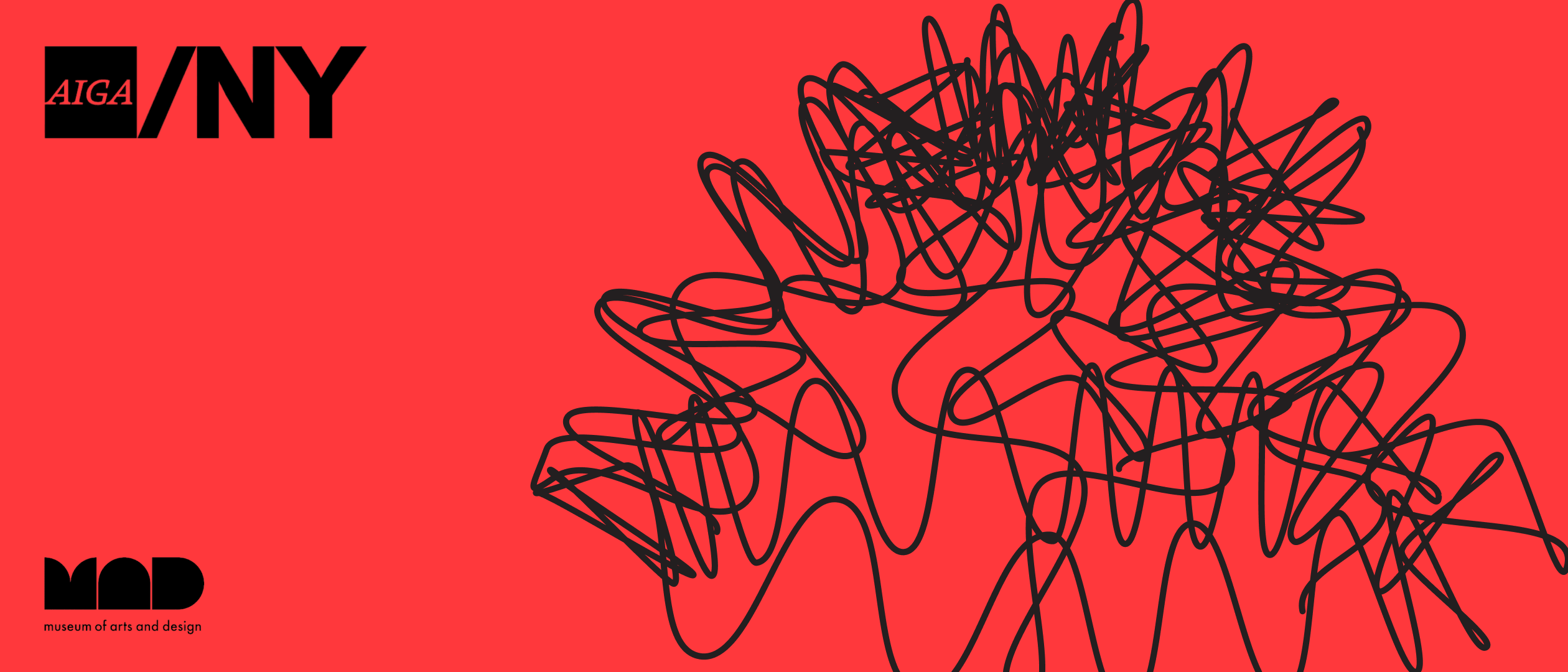 AIGA NY × MAD invitation — final dome composition