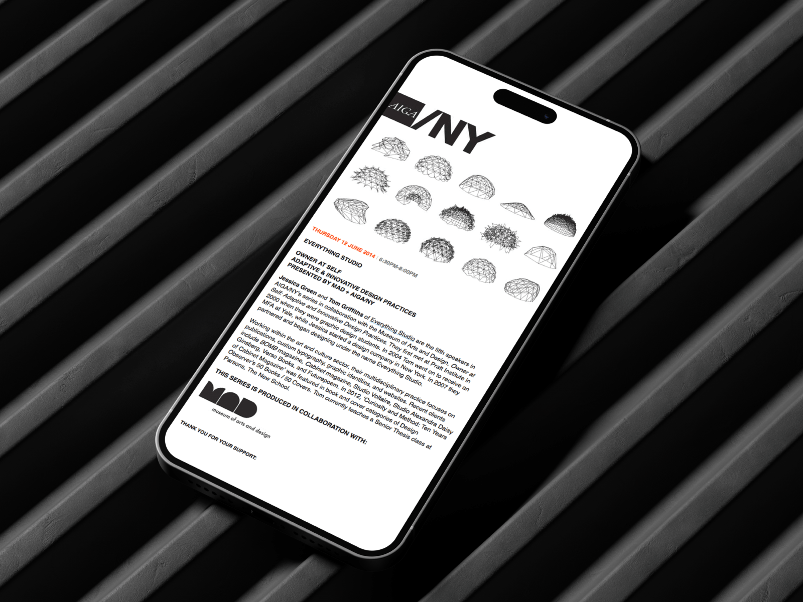Poster — printed invitation piece